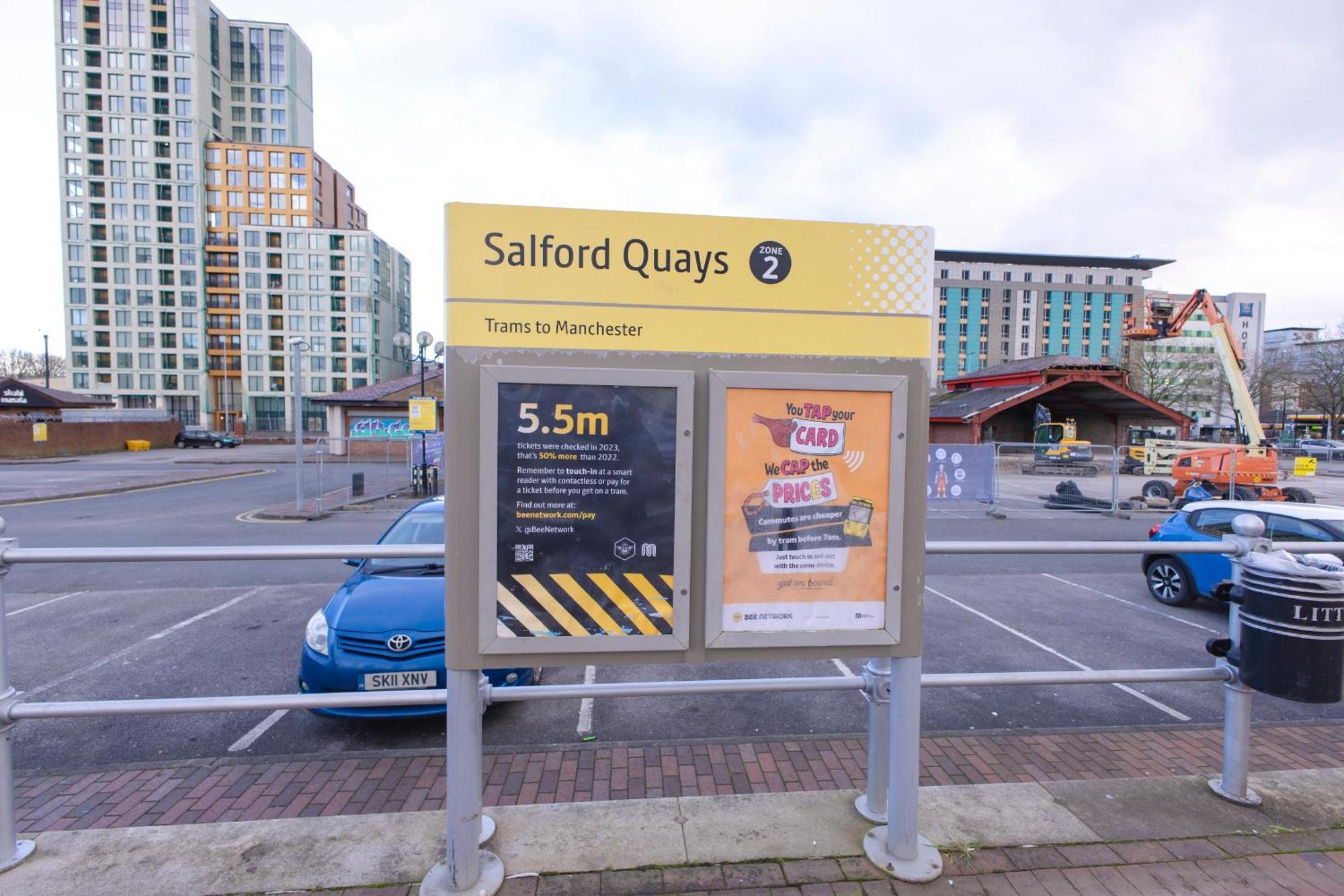 Quayside Penthouse 2 Bedroom Ensuite Near Media City & Manchester United Екстериор снимка